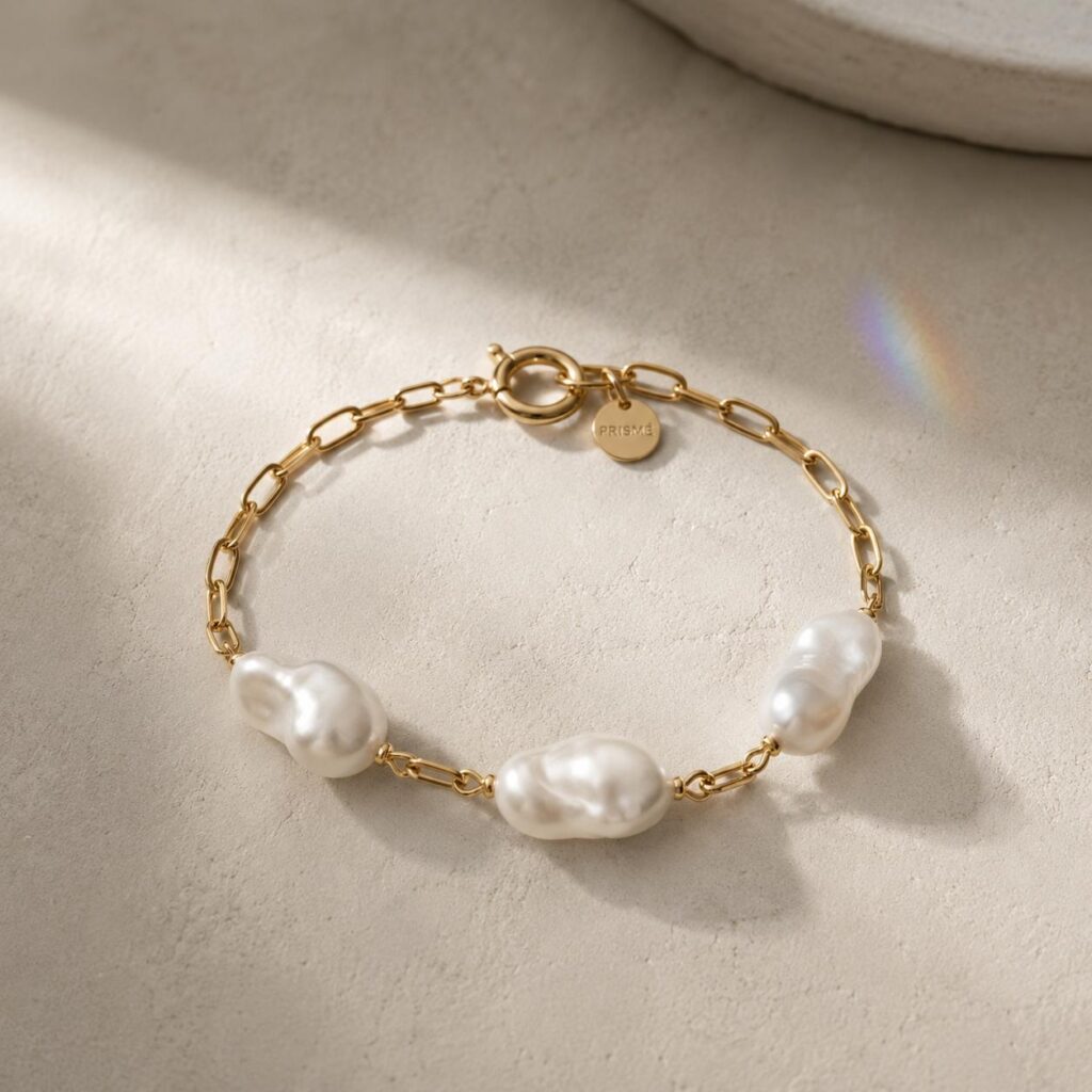 PRISMÉ baroque freshwater pearl bracelet